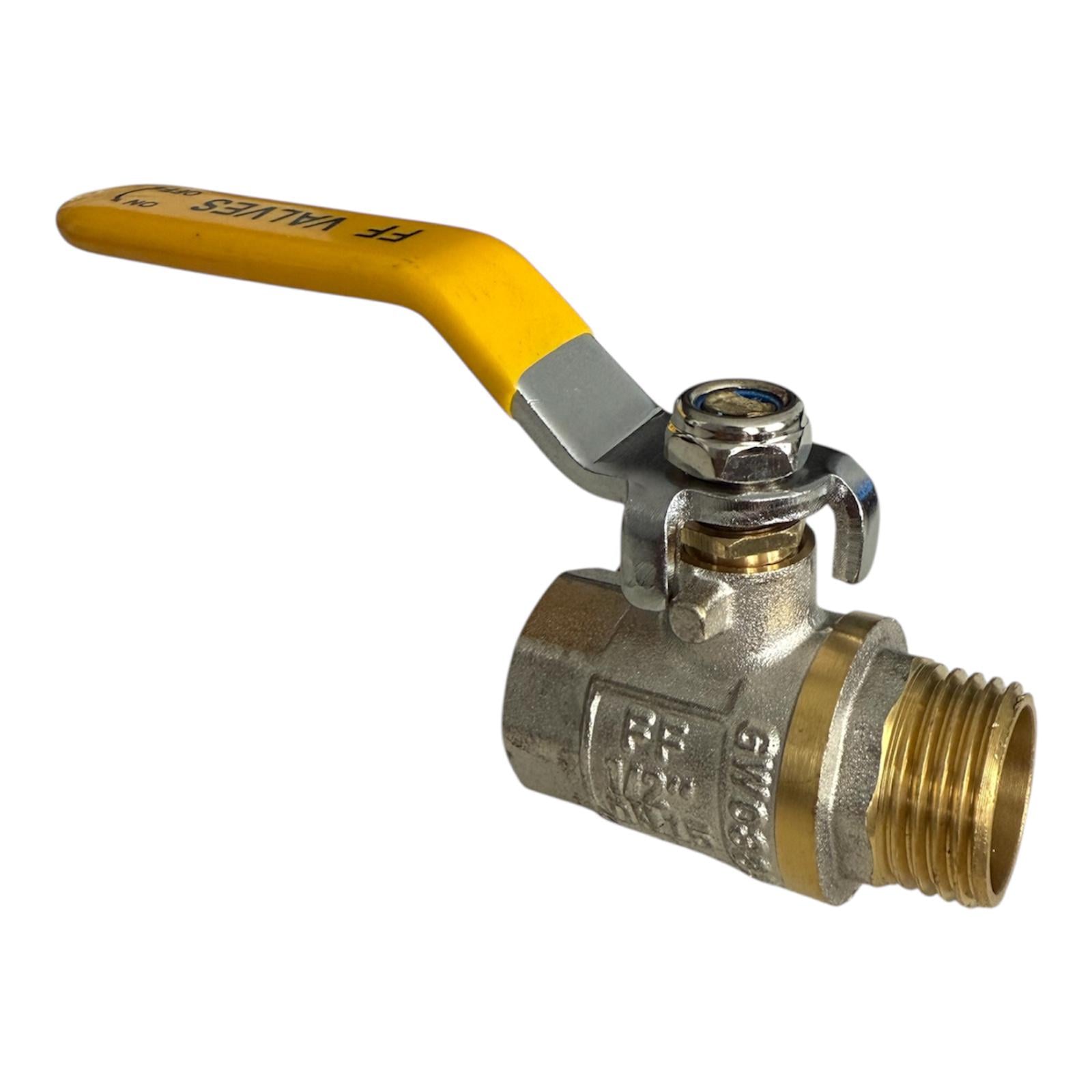 Кран кульовий для газу WATER 1/2" В.З. ручка (00-00005014)