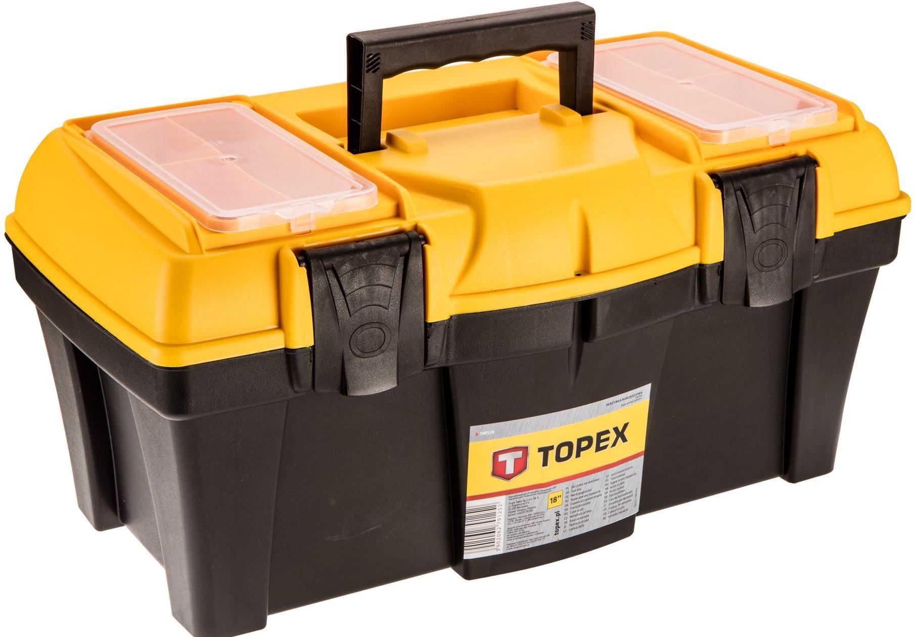 Ящик для инструмента Topex с лотками 18'' (79R125)