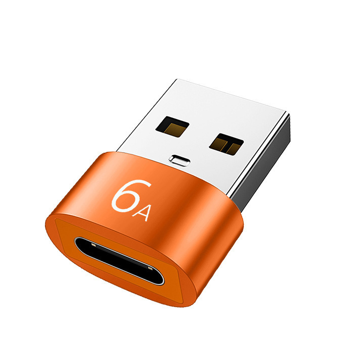 Адаптер USB Type-C для швидкого заряджання та передачі даних 6A (3711) - фото 1