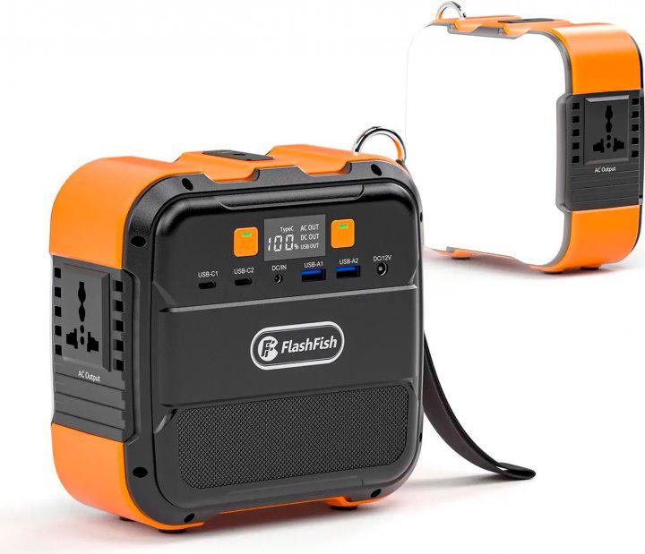 Зарядная станция портативная Flashfish 120 W c USB и розеткой 220 V 96 Wh 26400 mAh (9087288) - фото 6