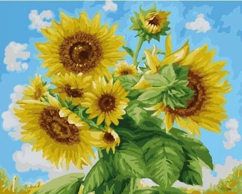 Картина по номерам Rainbow Art Подсолнухи (GX8781-RA)