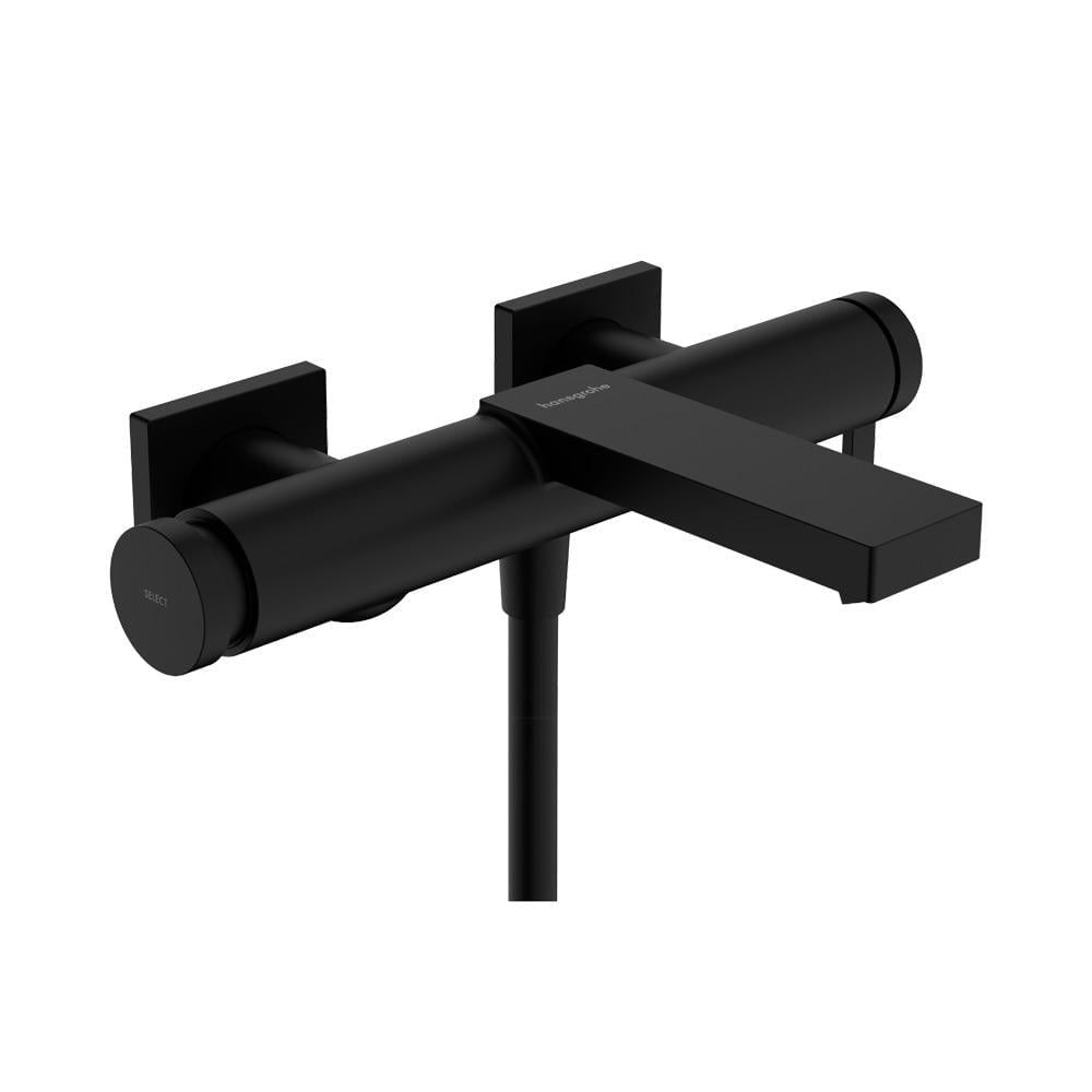 Смеситель для ванны Hansgrohe Tecturis E однорычажный Черный матовый (LM-73420670)