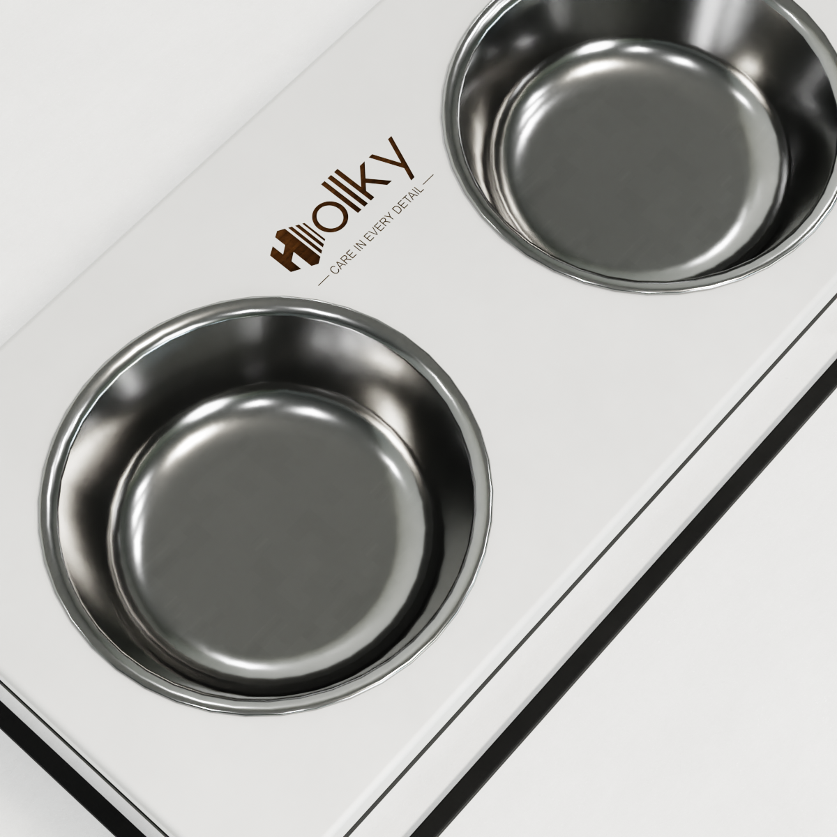 Миски на подставке для больших собак Hollky Base XL20 2х1,8 л (BXL20-522620-BLWH) - фото 8 Миски на подставке для больших собак Hollky Base XL20 2х1,8 л (BXL20-522620-BLWH) - фото 8