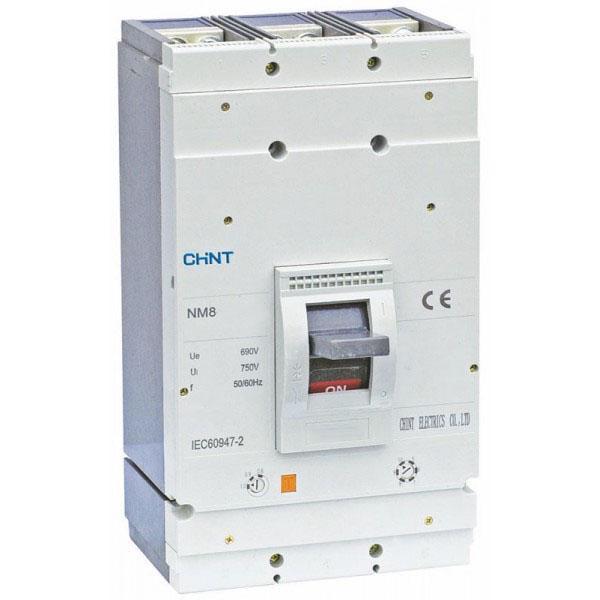 Автоматичний вимикач CHINT NM8-800S 3Р 630А 50кА (149965)