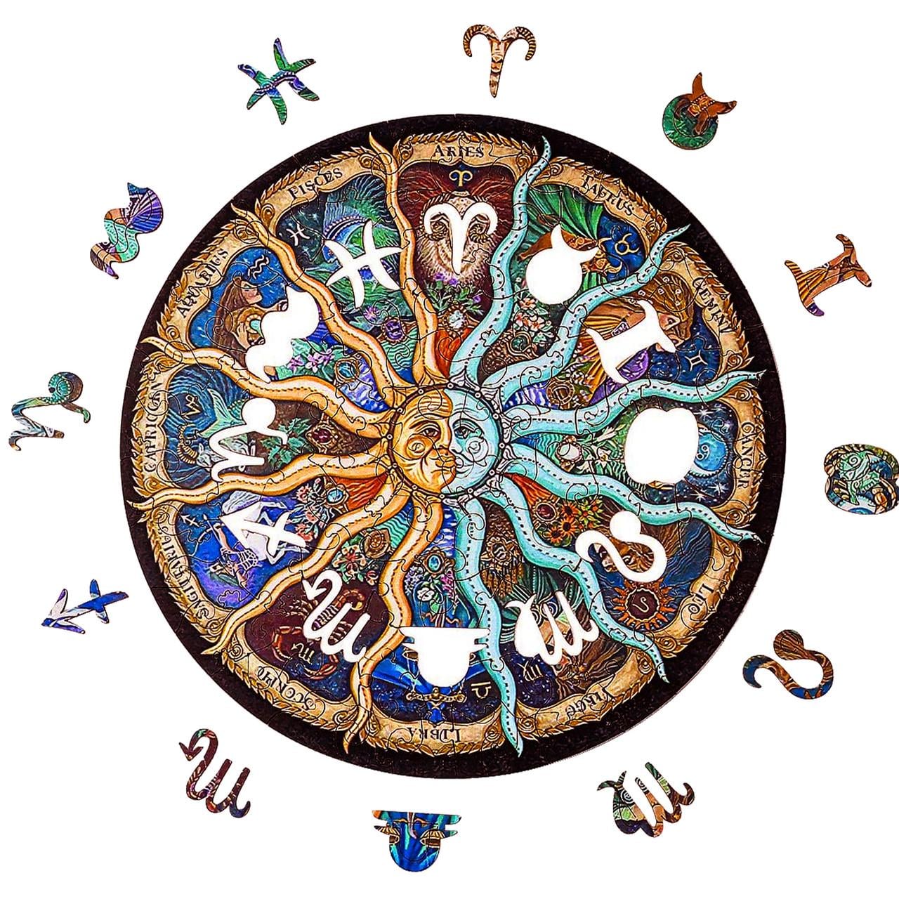 Пазл деревянный Знаки Зодиака А4 (565)