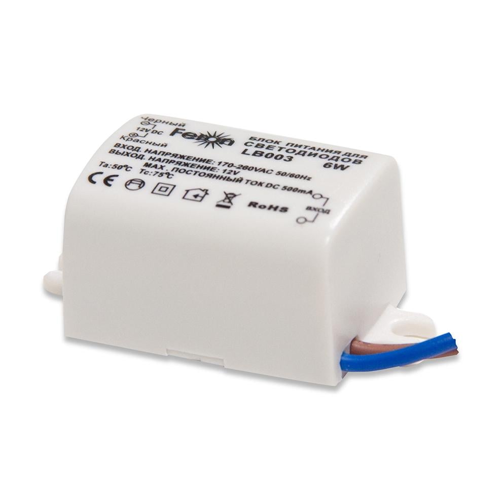 Трансформатор электронный Feron LB003 6W IP20 (14646)