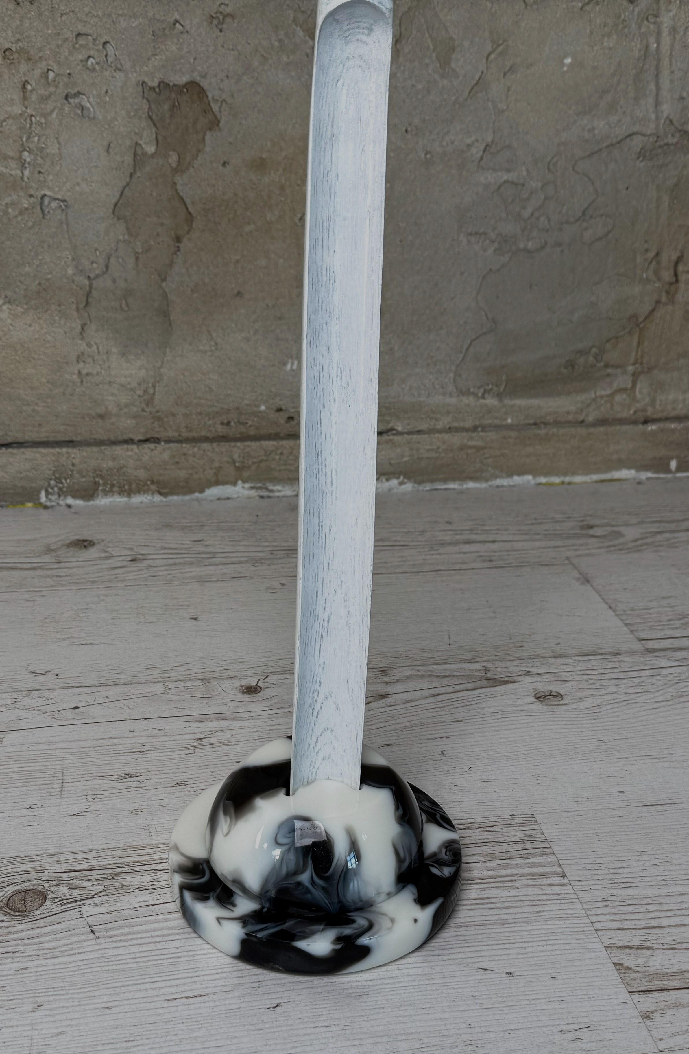 Ложка для обуви Klenn из дуба и эпоксидной смолы Белый - фото 3