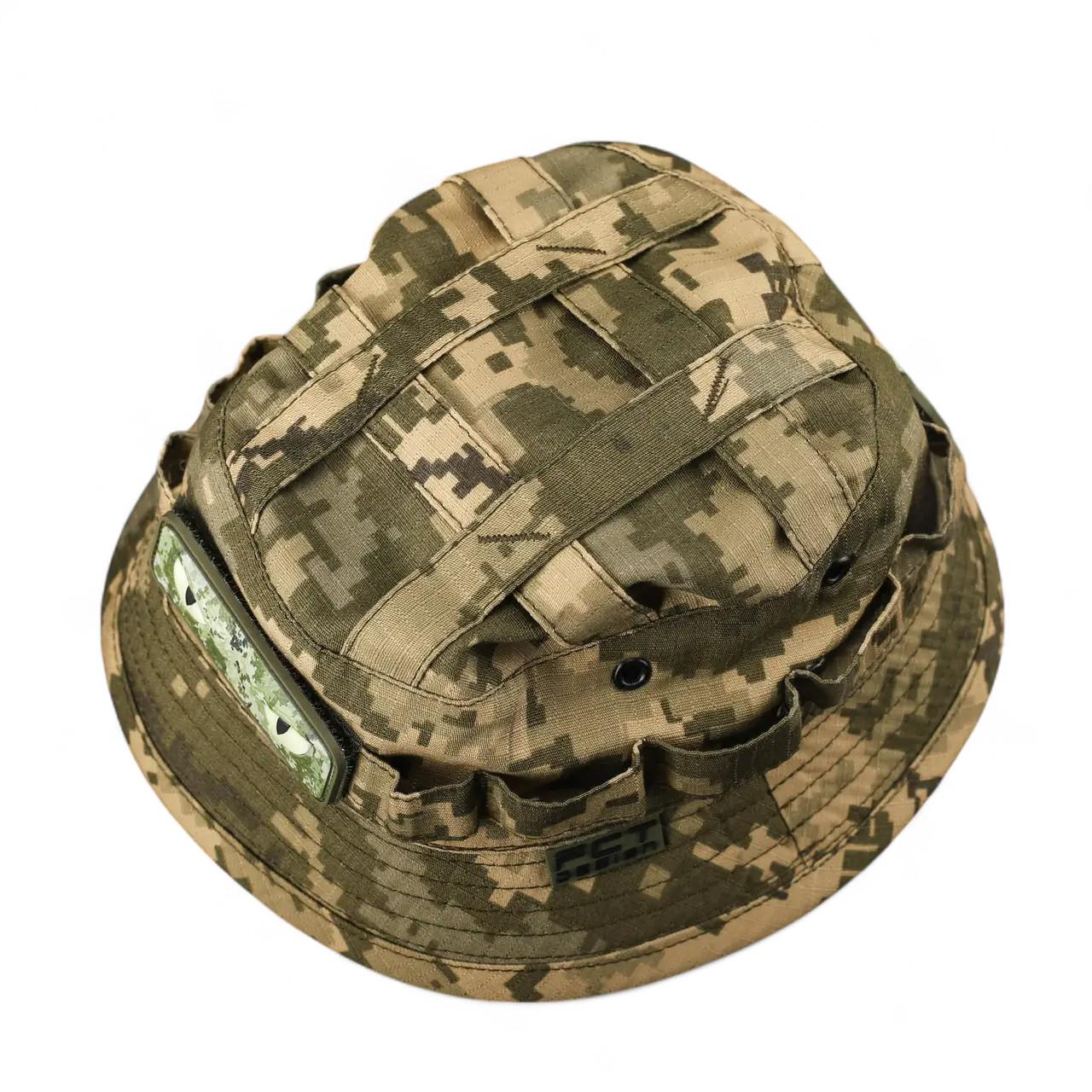 Панама рип-стоп с Velcro ВСУ L Пиксель (27435882) - фото 4 Панама рип-стоп с Velcro ВСУ L Пиксель (27435882) - фото 4