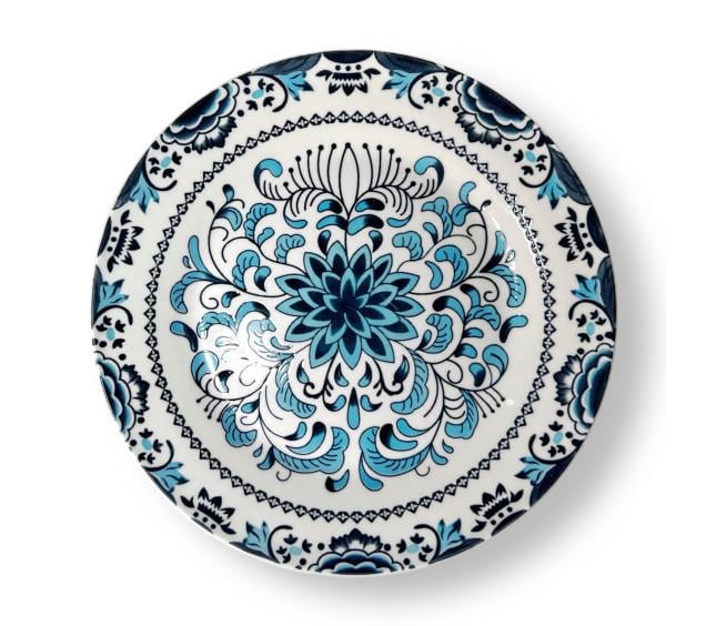 Тарілка обідня S&T Орнамент блю 205 мм (717717)