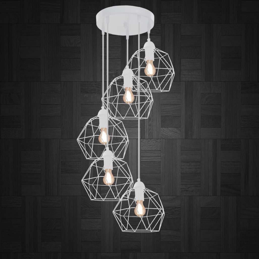 Люстра ANTHILL-5G WH - фото 1