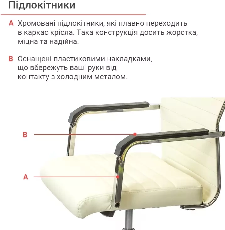 Крісло ергономічне для дому АКЛАС Кап FX СН TILT Бежевий (00009698) - фото 9