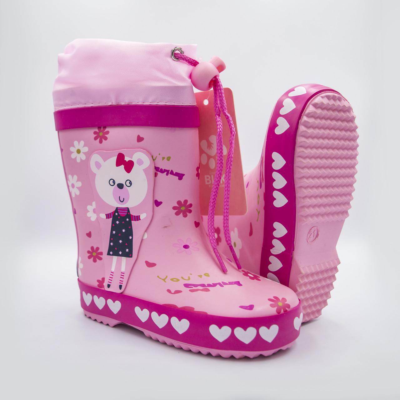 Резиновые сапоги для мальчика TOM.M MV-1237 р 24 Розовый