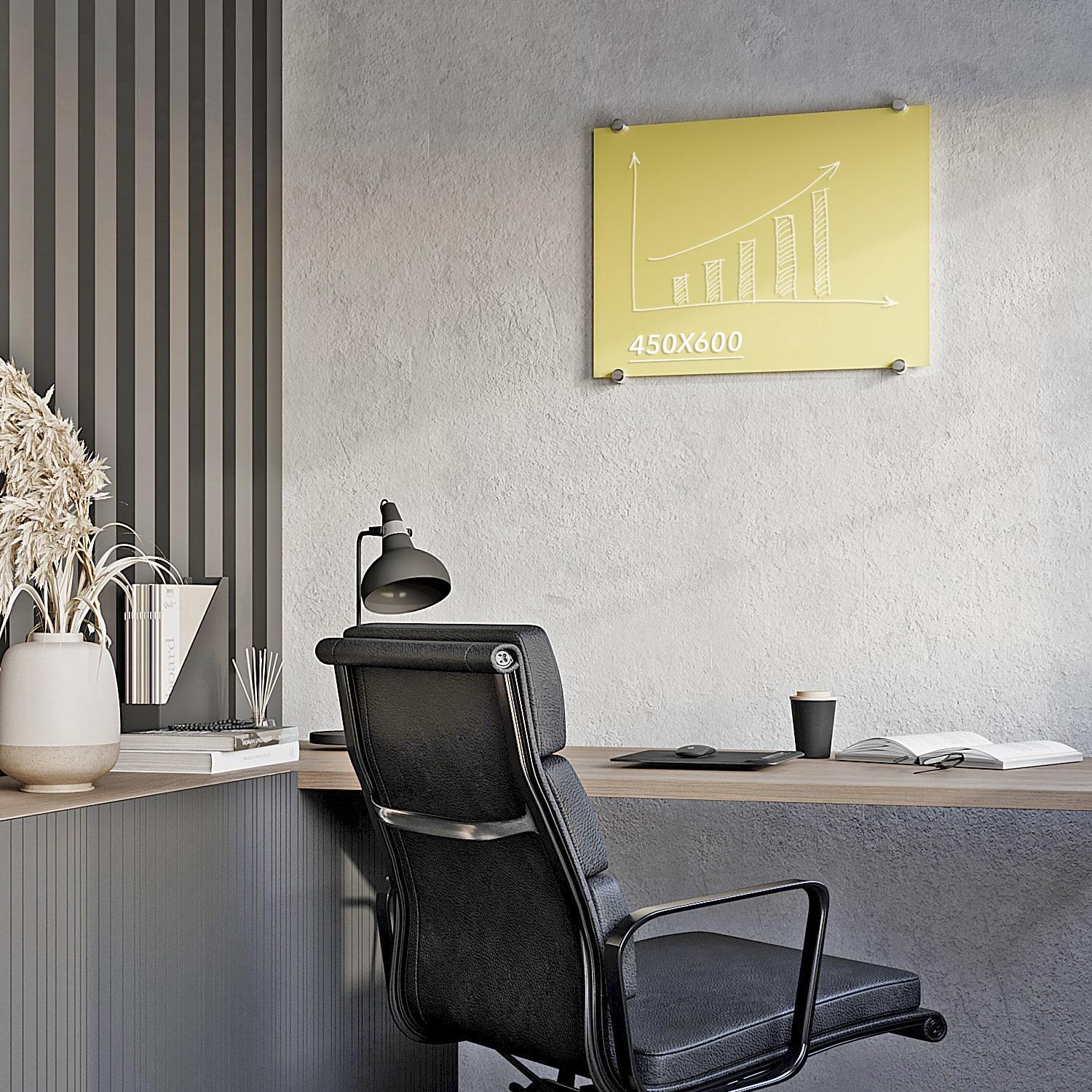 Дошка скляна маркерна не магнітна 600х450 мм пофарбована в RAL на замовлення - фото 4 Дошка скляна маркерна не магнітна 600х450 мм пофарбована в RAL на замовлення - фото 4