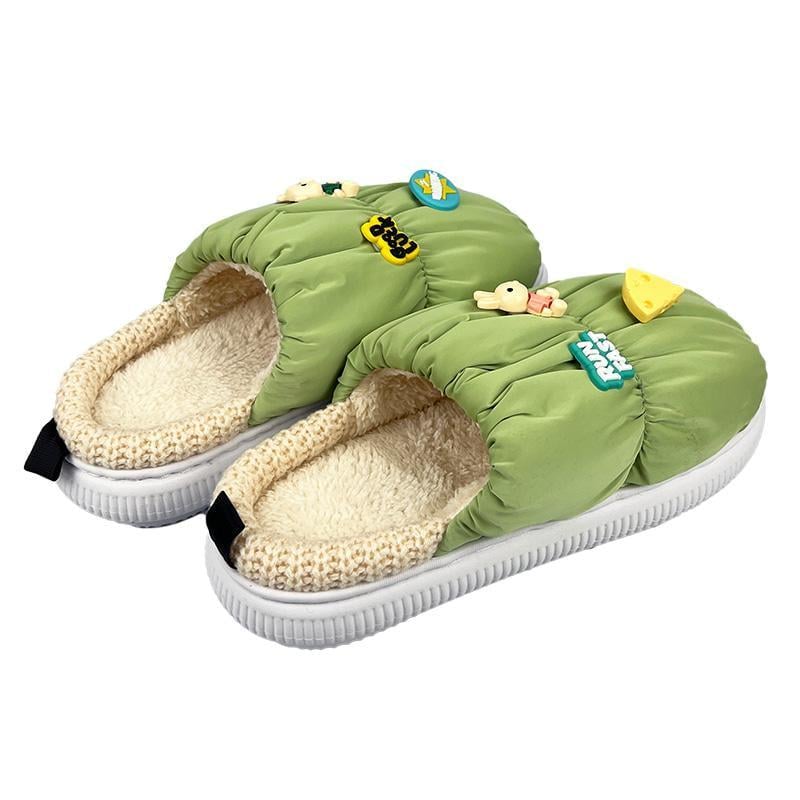 Тапочки домашні жіночі з джибітсами 12921-3 p. 39 25 см Салатовий - фото 4