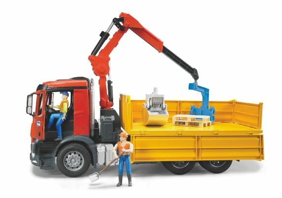 Фургон Bruder Mercedes Arocs із навантажувачем та піддонами модель 1:16 03651 - фото 4 Фургон Bruder Mercedes Arocs із навантажувачем та піддонами модель 1:16 03651 - фото 4