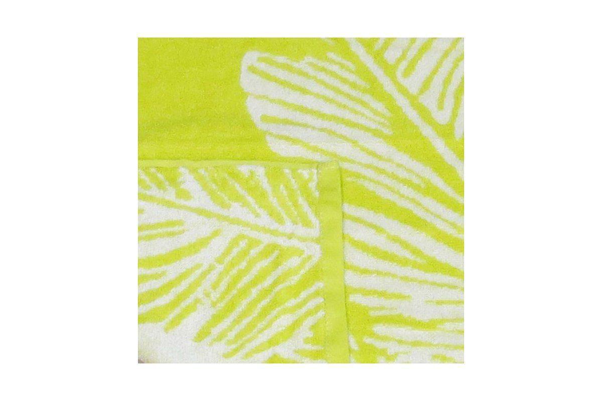 Рушник пляжний махровий 70х150 см Жовтий (1222) - фото 5