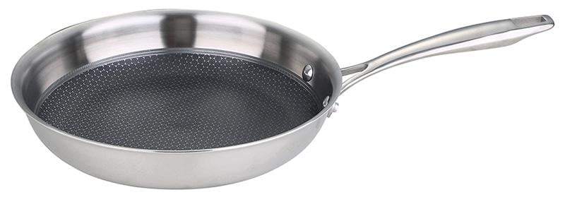 Сковорода MasterPro Hi-tech3 Ø 24 см из нержавеющей стали с антипригарным покрытием (BGMP-1631)