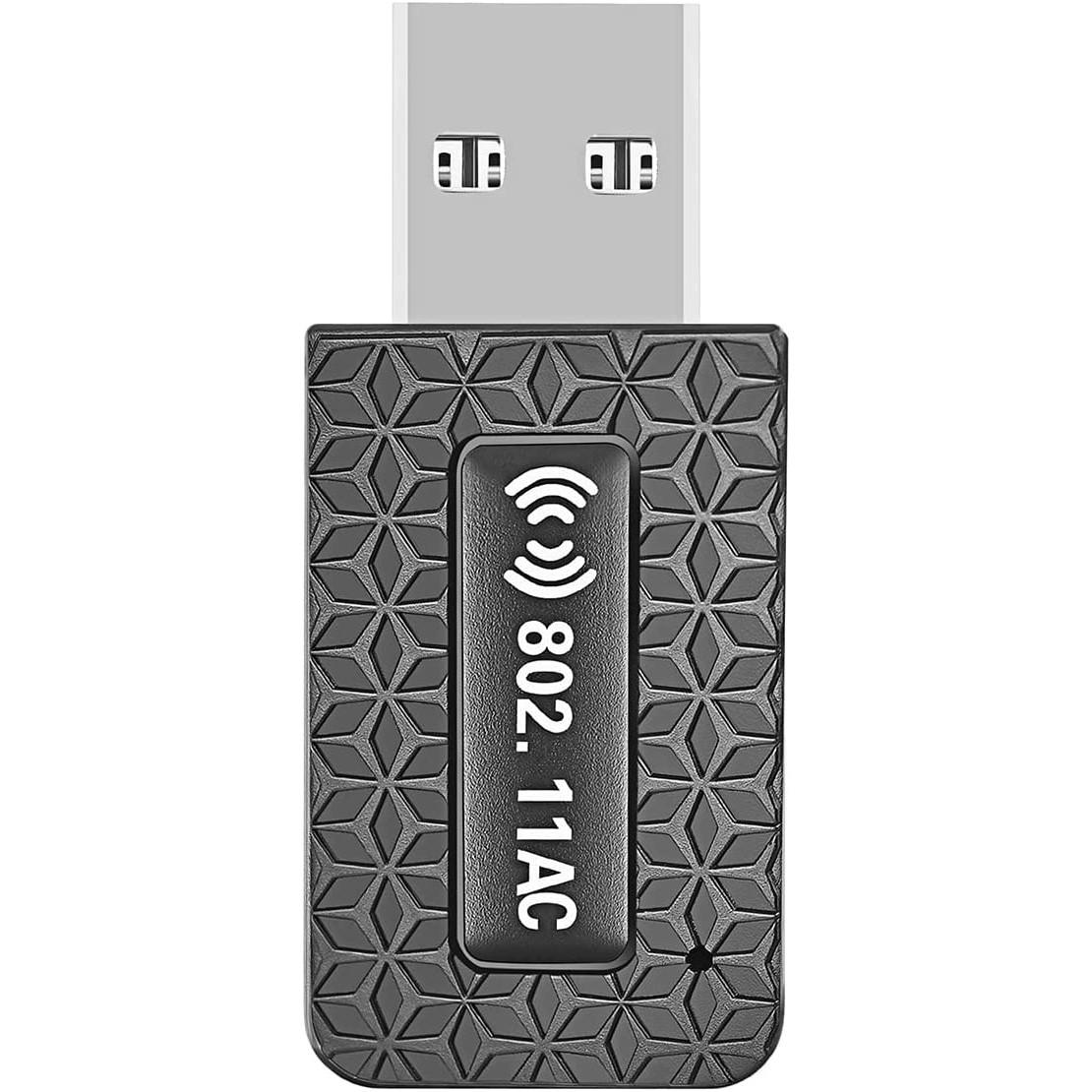 Адаптер мережевий USB WiFi Addap UWA-04 дводіапазонний 2,4 ГГц 5 ГГц 1300 Мбіт/с - фото 4 Адаптер мережевий USB WiFi Addap UWA-04 дводіапазонний 2,4 ГГц 5 ГГц 1300 Мбіт/с - фото 4