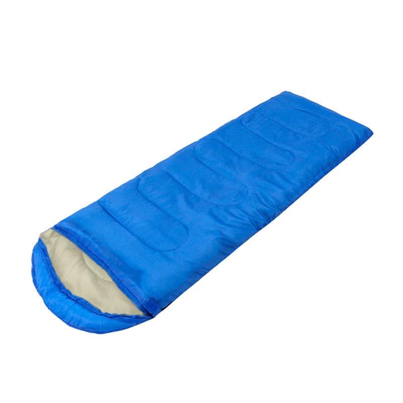 Спальный мешок/одеяло с капюшоном 200х73 см Синий (1009623-Blue)