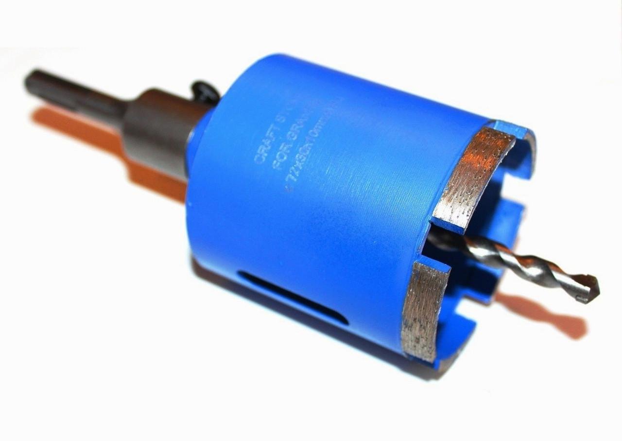 Коронка по бетону TOMAX 72 мм х М14 алмазная с хвостовиком SDS-plus 110 мм (1529988167) - фото 4 Коронка по бетону TOMAX 72 мм х М14 алмазная с хвостовиком SDS-plus 110 мм (1529988167) - фото 4