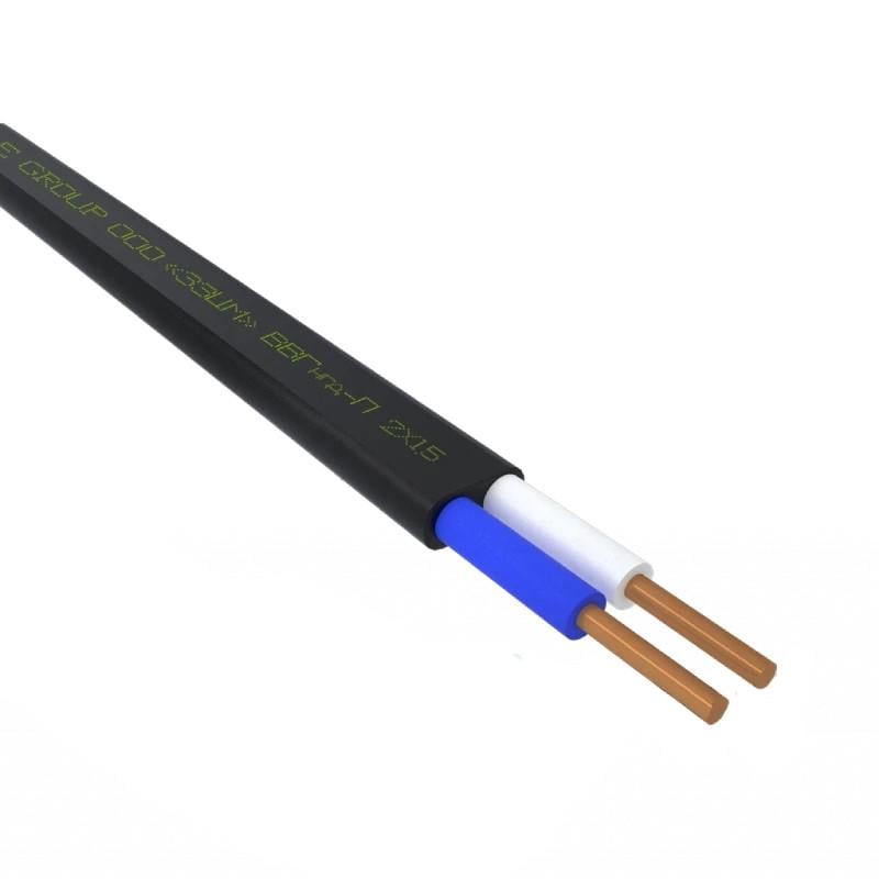 Кабель ЗЗКМ ВВГ-П нгд 2х1,5 100 м (1787832679)