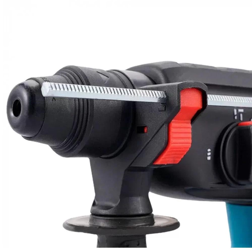 Перфоратор акумуляторний ударний безщітковий 2,5 Дж 3 режими роботи 2 акумулятори в комплекті (09026) - фото 6