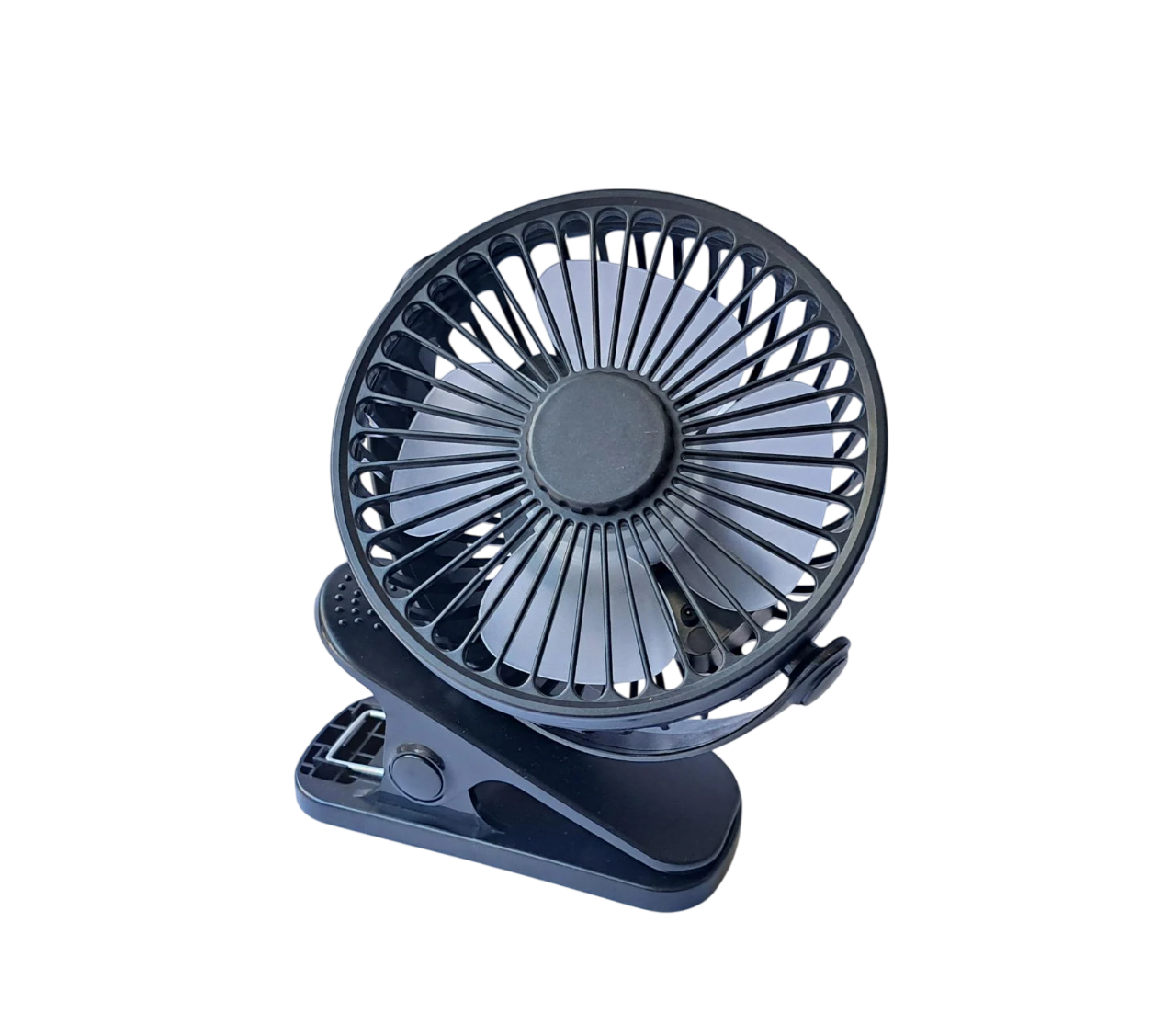 Вентилятор с прищепкой питания от USB Черный (P-6)