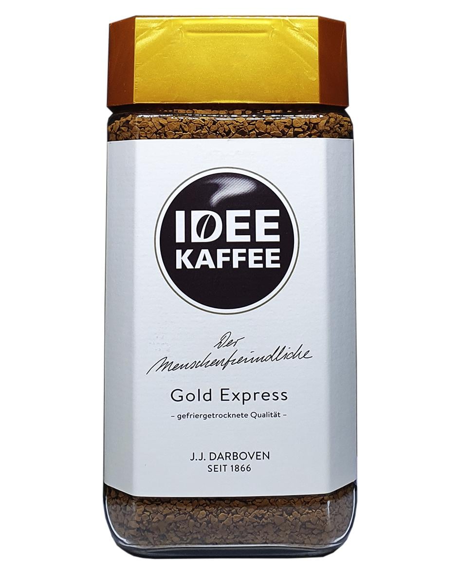 Кофе IIdee Kaffee Gold Express J.J.Darboven растворимый 200 г в стеклянной банке (51988)