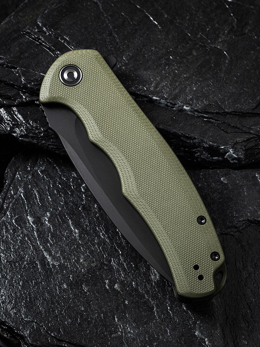 Туристичний ніж складаний Civivi Praxis C803F Olive (C803F) - фото 5