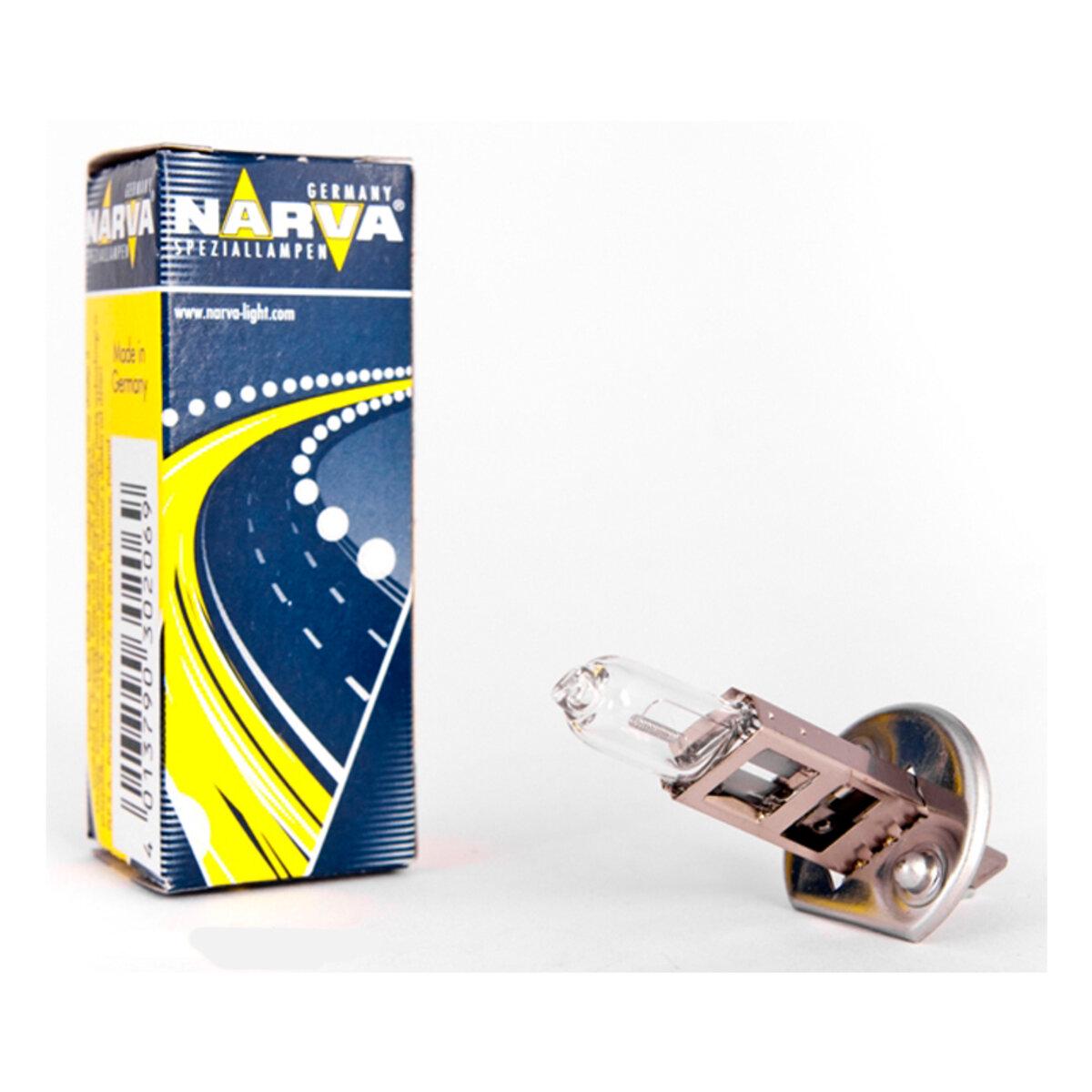 Автомобільна лампа галогенова Narva H1 12V 55W P14.5s (2523-25a05)