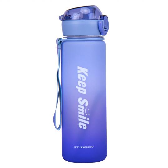 Бутылка для спорта Elisey Keep smile 590 мл Синий (9110-021)