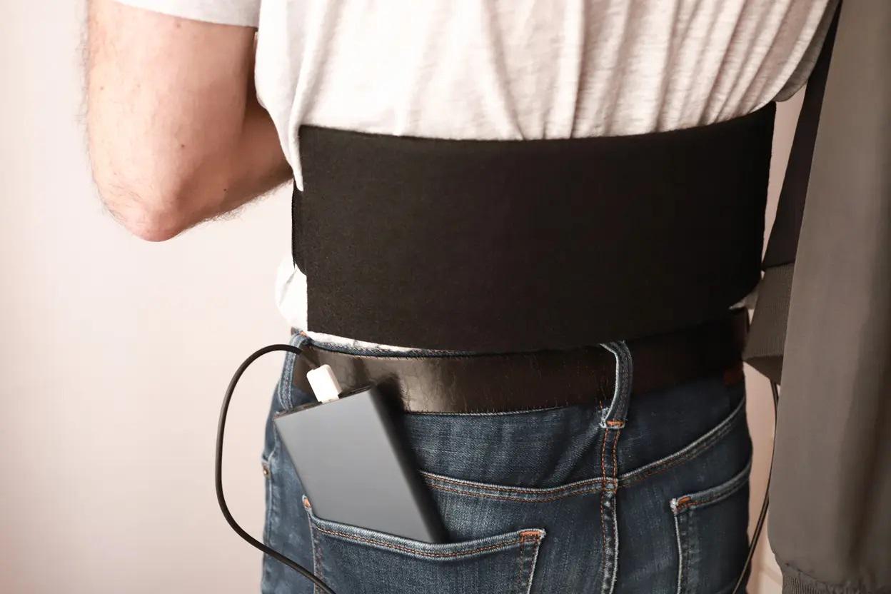 Грелка-пояс Трио 05003 с функцией Power Bank 5 В 10 Вт 12x 40 см Черный (609275) - фото 8