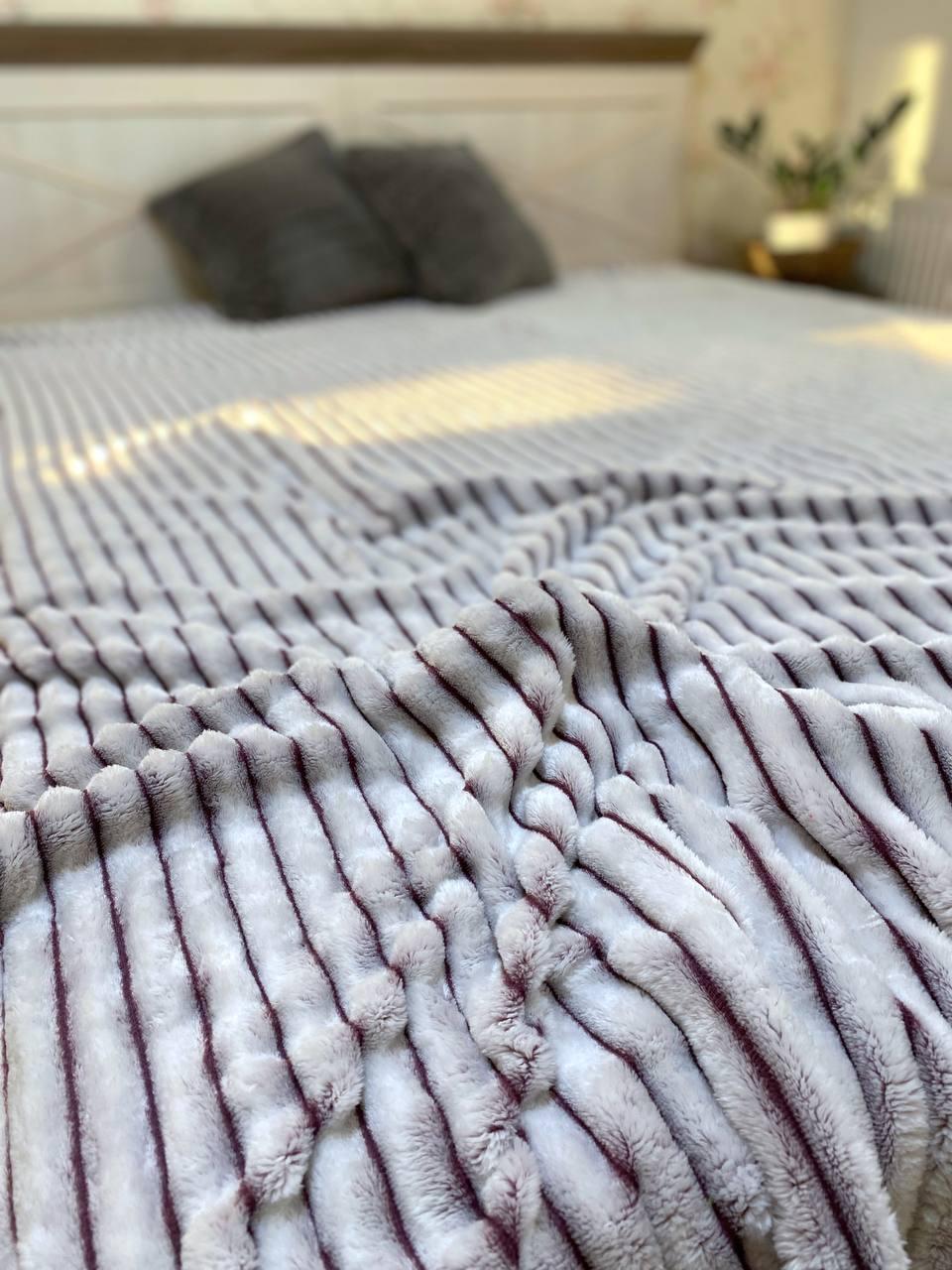 Плед плюшевий 200х230 см Лавандовий (Д-Mpled003/3-02) - фото 2 Плед плюшевий 200х230 см Лавандовий (Д-Mpled003/3-02) - фото 2
