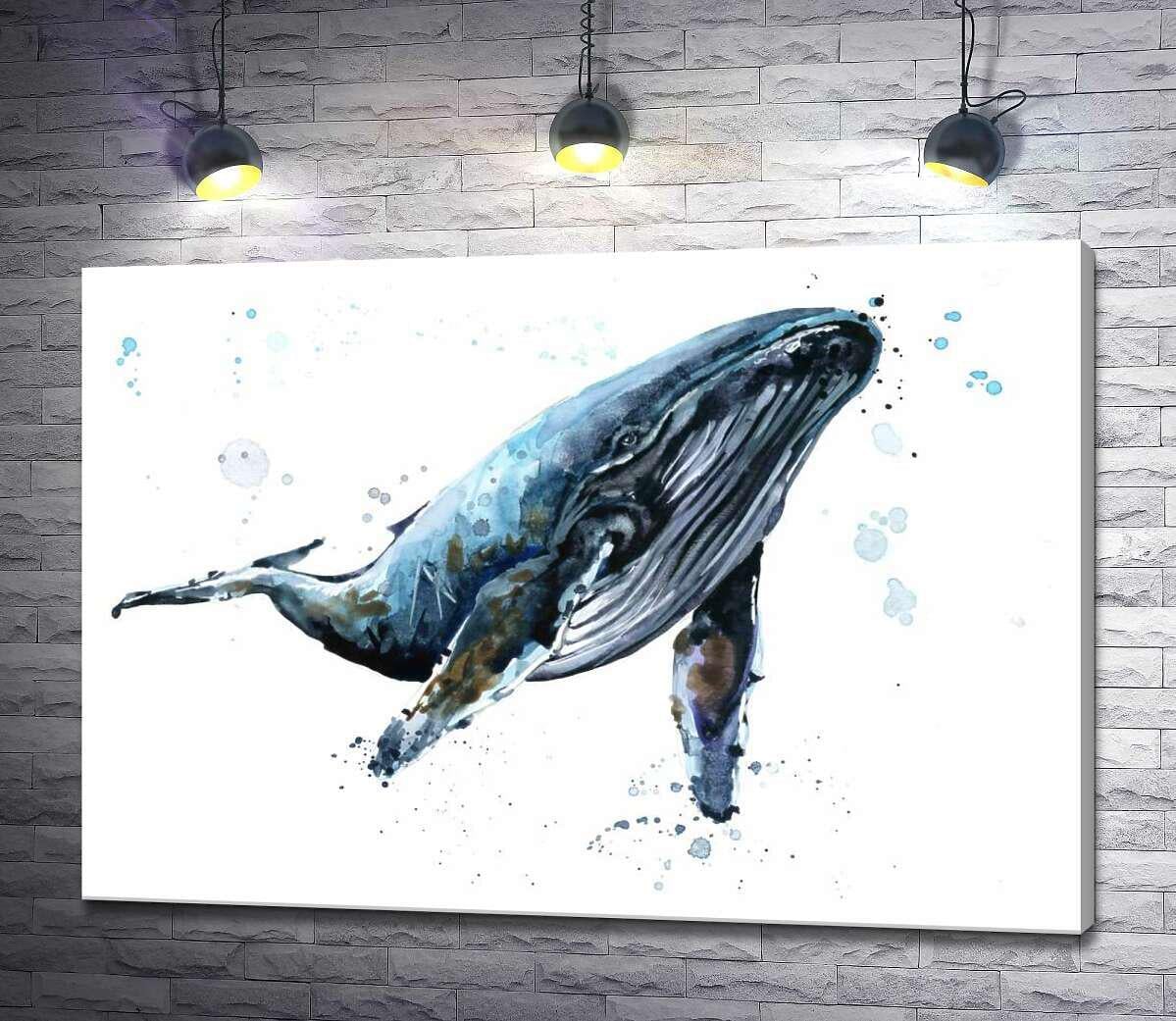 Картина ArtPoster Темный силуэт кита 100x70 см Модуль №1 (001820) Картина ArtPoster Темный силуэт кита 100x70 см Модуль №1 (001820)