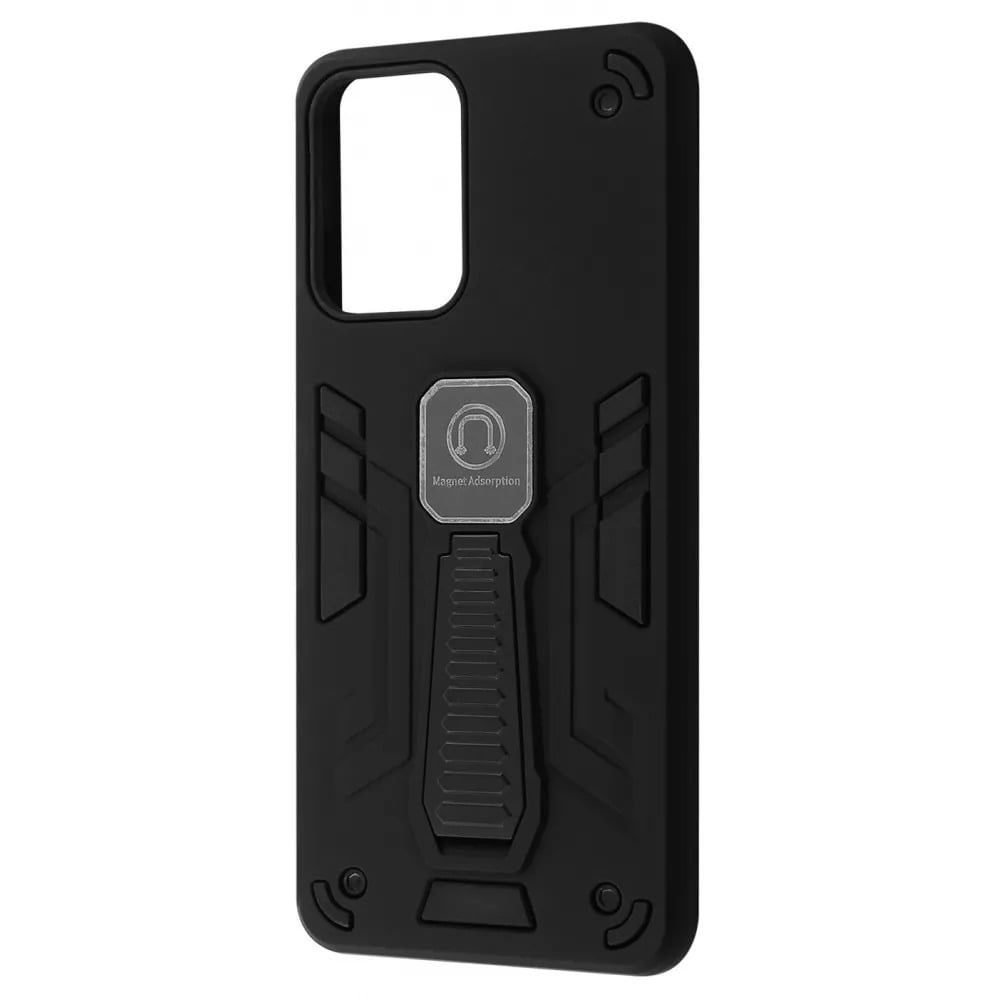 Чехол противоударный, с подставкой Armor Magnetic для телефона Motorola Moto G04/G04s/G24/E14 Black