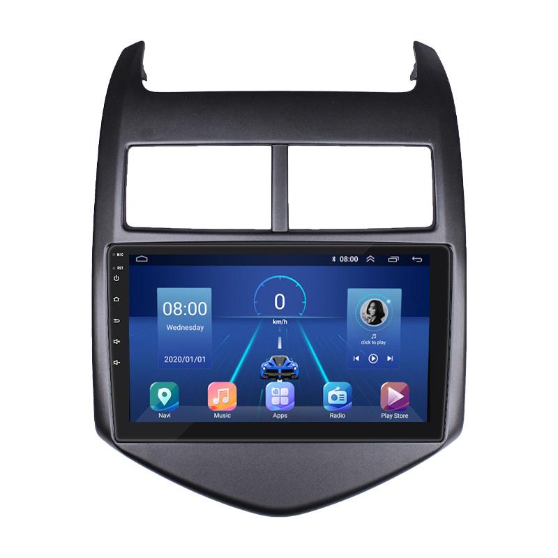 Автомагнітола штатна Lesko 4G/Wi-Fi/CarPlay для Chevrolet Sonic I 2011-2016 4/64Gb 9" (1647512676)