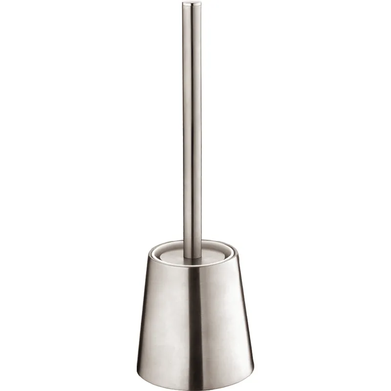 Ершик для унитаза Zerix LR914 напольный с крышкой Хром (LL1216)