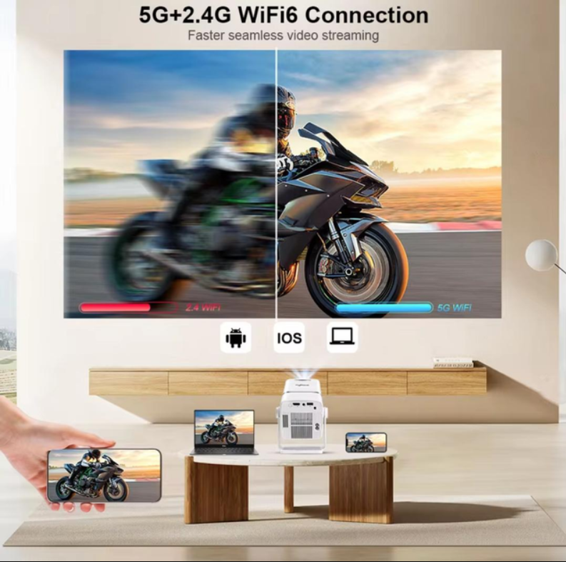 Проектор портативний ThundeaL TD80 620 ANSI Lumens Android домашній - фото 3 Проектор портативний ThundeaL TD80 620 ANSI Lumens Android домашній - фото 3