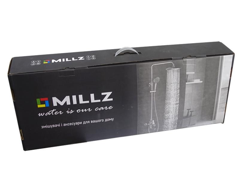 Душевая система MILLZ MRS-40-SET-002 со смесителем Черный матовый (RS-MRS-40-SET-002) - фото 5 Душевая система MILLZ MRS-40-SET-002 со смесителем Черный матовый (RS-MRS-40-SET-002) - фото 5