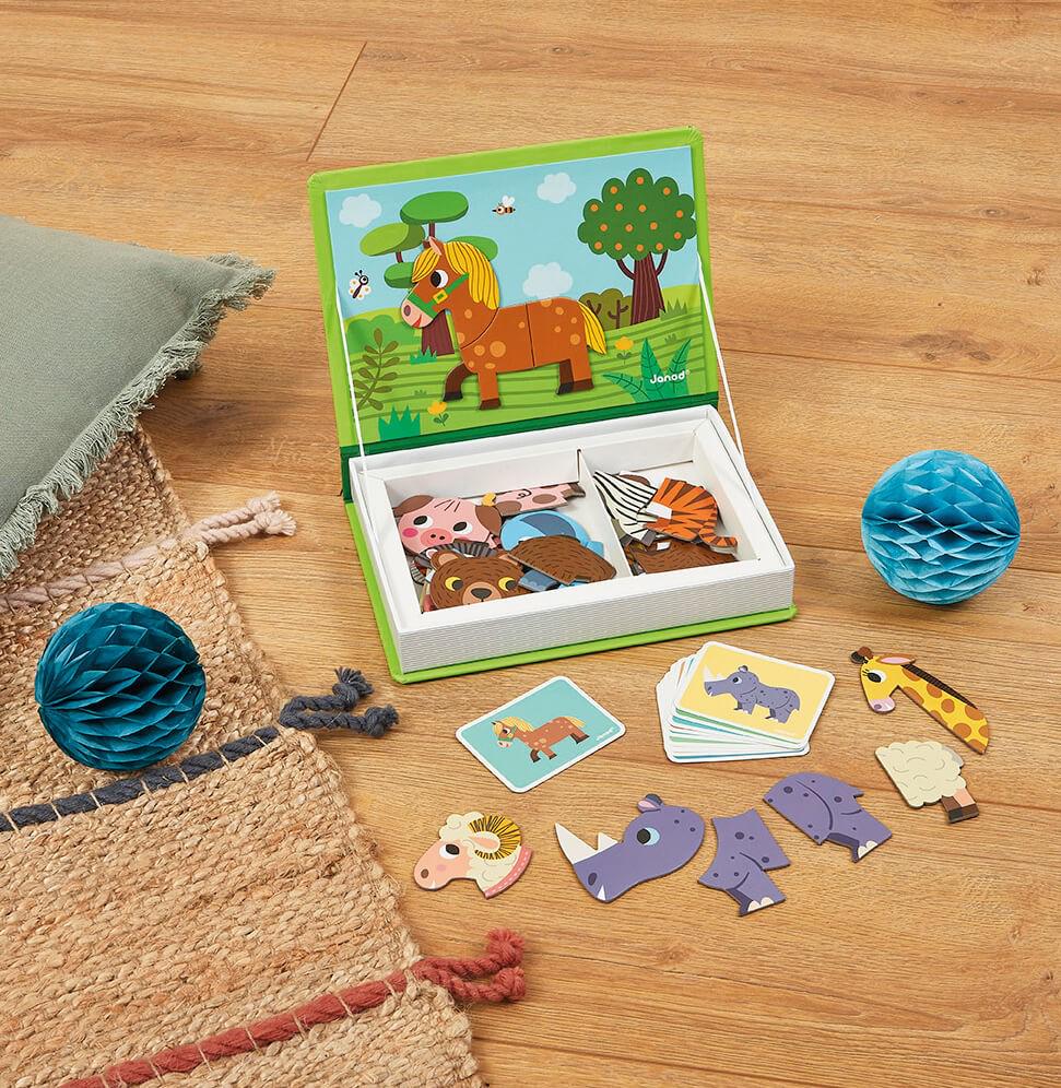 Магнитная учебная книга Janod Животные 40 элементов (J02723) - фото 7 Магнитная учебная книга Janod Животные 40 элементов (J02723) - фото 7