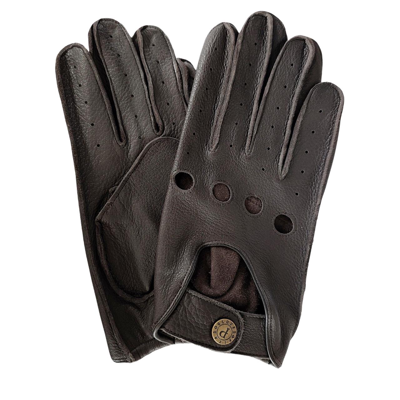 Перчатки мужские Pitas водительские из оленьей кожи р. 9,5