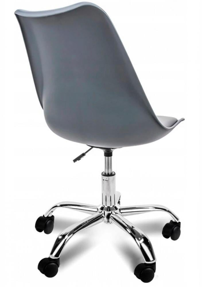 Офісне крісло Bonro B-487 зі спинкою на колесах до 120 кг Сірий (106-76-42300039) - фото 5 Офісне крісло Bonro B-487 зі спинкою на колесах до 120 кг Сірий (106-76-42300039) - фото 5