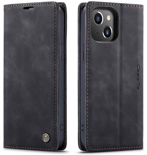Чехол книжка с магнитомCaseMe для  iPhone 13 Black (24000-2B)
