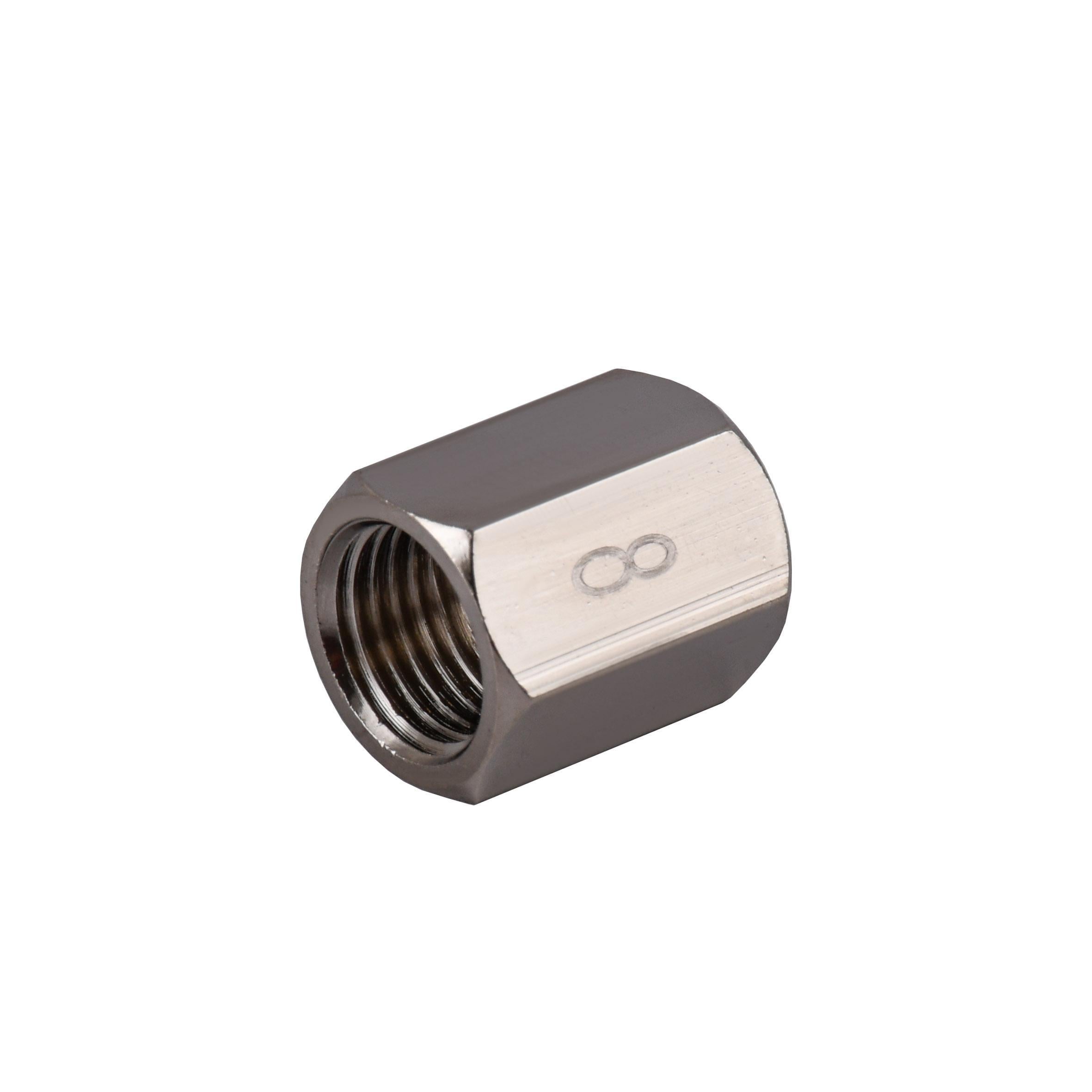 Муфта Optimum NM111O 1/4″ВВ никелированная восьмигранная (000031301) Муфта Optimum NM111O 1/4″ВВ никелированная восьмигранная (000031301)