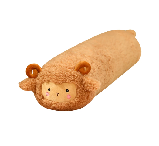 Мягкая игрушка-подушка обнимашка Овечка 120 см Коричневый (f40b58bb)