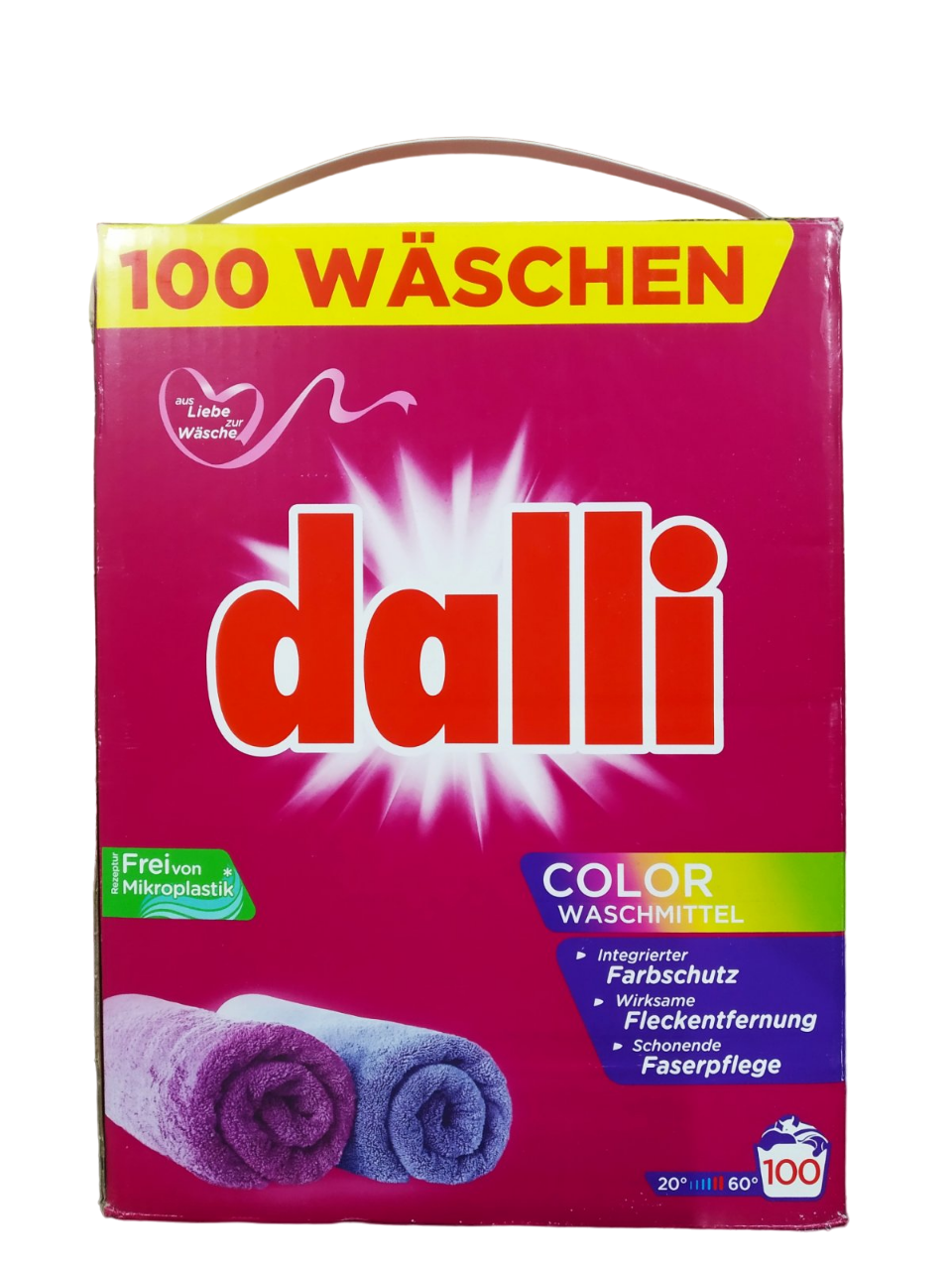 Пральний порошок для кольорових речей Dalli Color 6,5 кг 100 прань