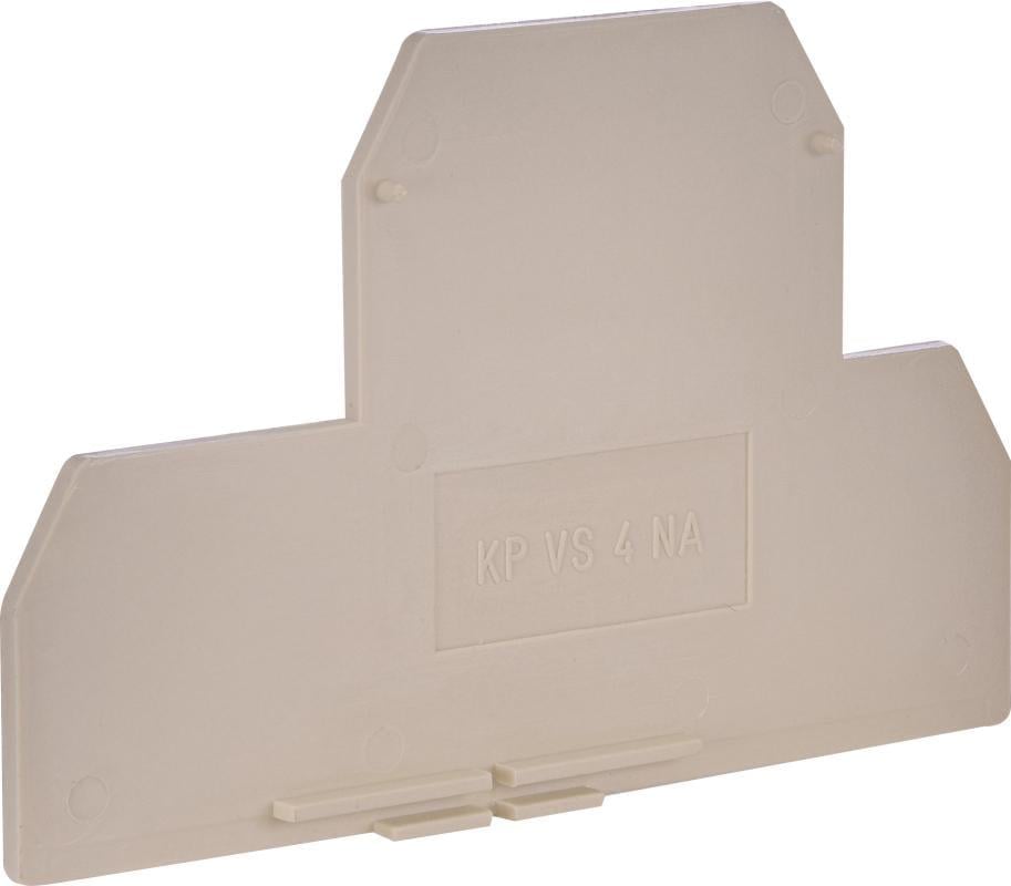 Загшулка для набірних клем бокова ETI KP 4 NA пластикова Бежевий (3901266)