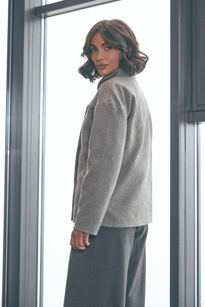 Пальто жіноче Seventeen S-M Сірий (2500677765) - фото 4