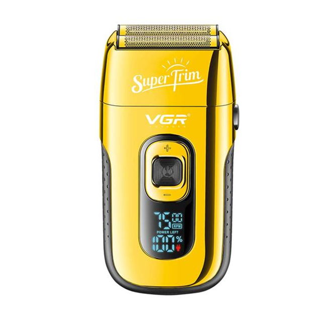 Електробритва акумуляторна VGR VG-332 роторна Золотий (GR-04441)