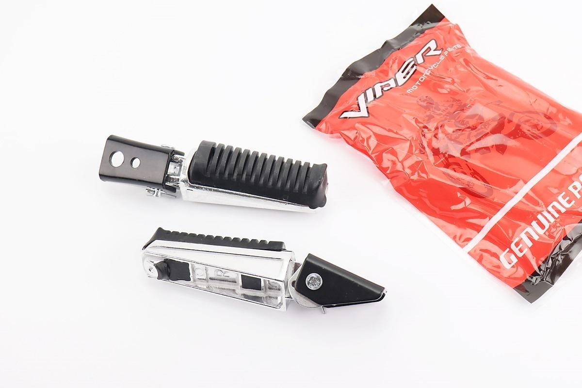 Подножки задние алюминиевые для мотоцикла Viper V150A 2 шт. (998664)